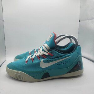2014 NIKE KOBE 9 GS DUSTY CACTUS SZ 5Y 653593 301 TEAL BASKETBALL SNEAKERS S5